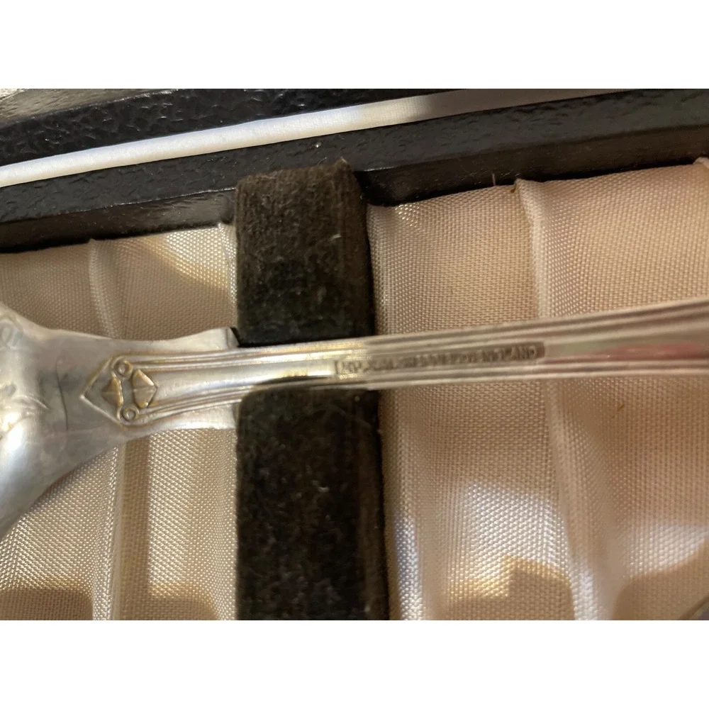 Vintage Rainmond Sheffield Silverplated Salad Serving‎ Set EPS A1 England
